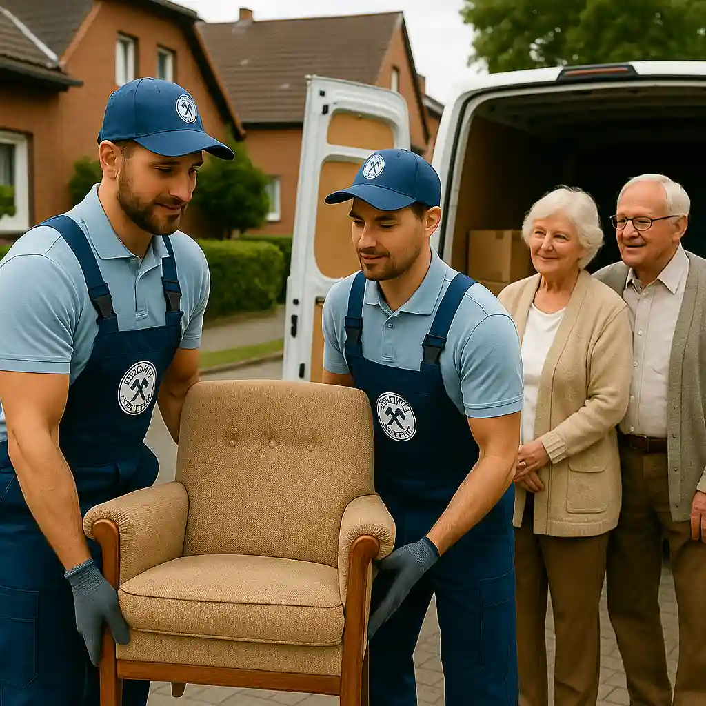 Seniorenumzug Seniorenumzug durch Glück auf Hausservice – Möbeltransport mit Unterstützung für Senioren