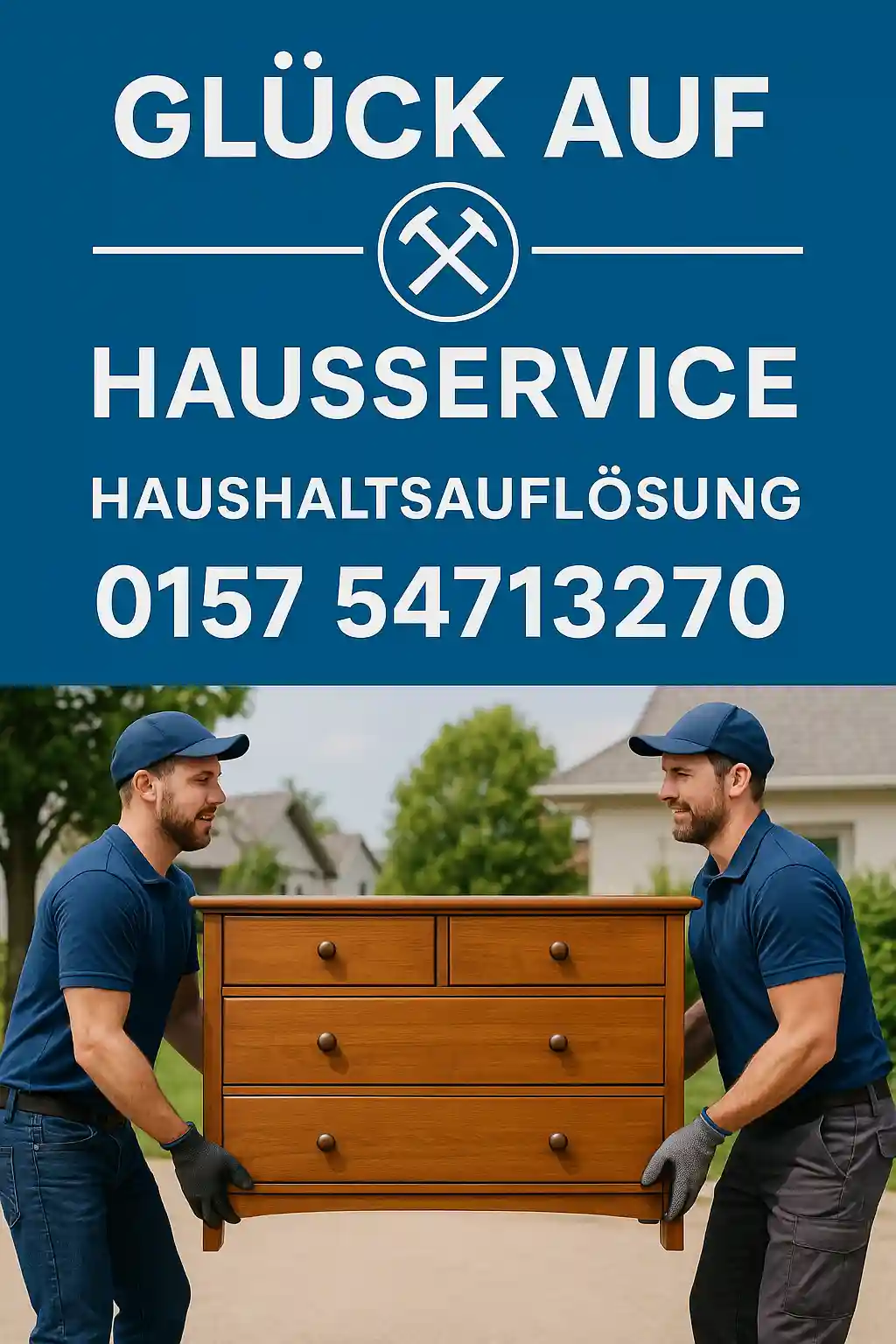 Möbeltransport durch Glück Auf Hausservice