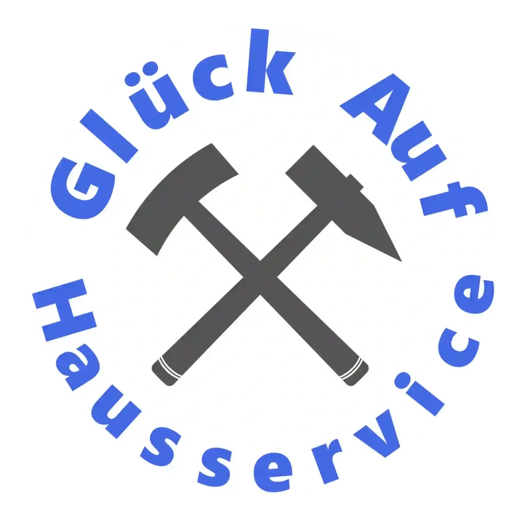 Werkzeuge mit Glück Auf Schriftzug