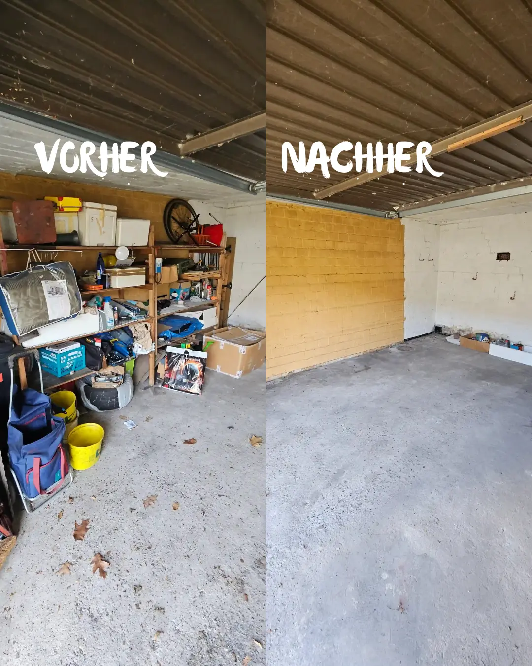 Entrümpelung Dortmund Entrümpelung Garage Dortmund vorher nachher